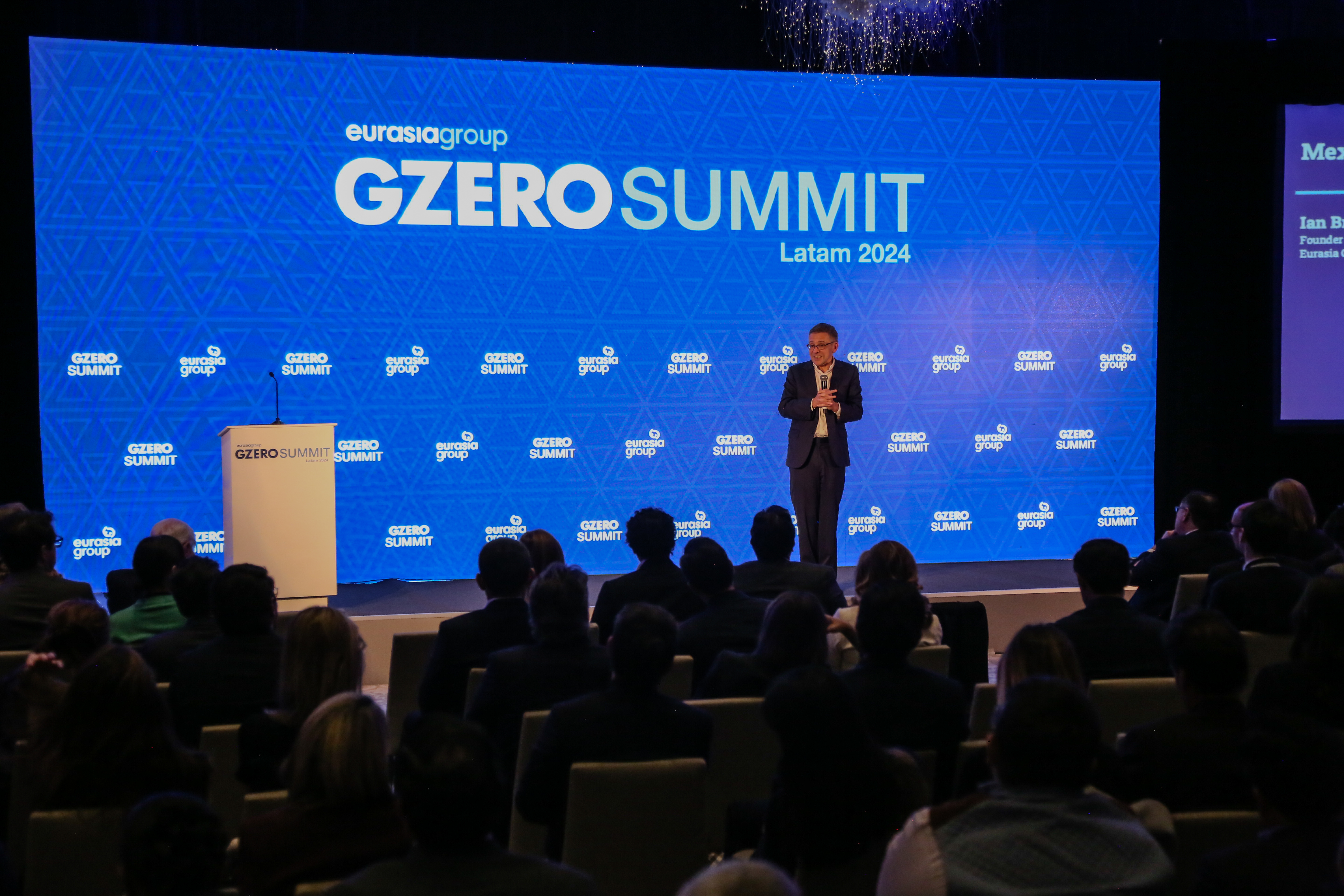 GZERO Summit LATAM 2024 stage wall