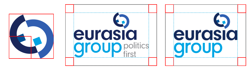 Logo clear space diagram