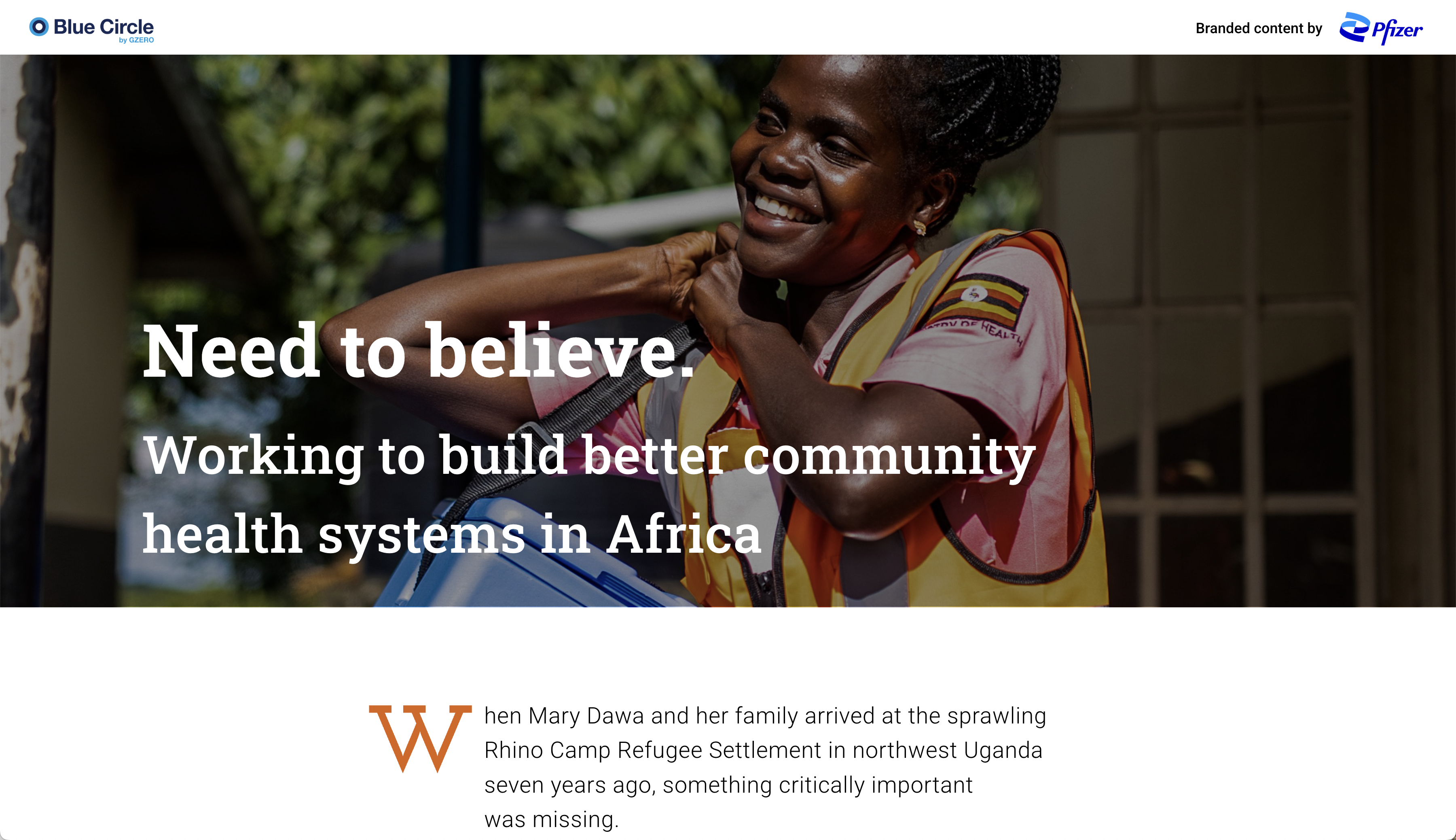 Pfizer branded content